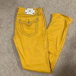 Miss Me - Skinny Mustard Jeans 30